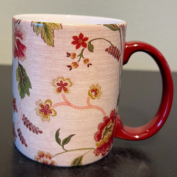 Vtg Lang PARADISE VINE Mug ~ Colonial Williamsburg Foundation ~ Textile Artwork - Picture 5 of 15